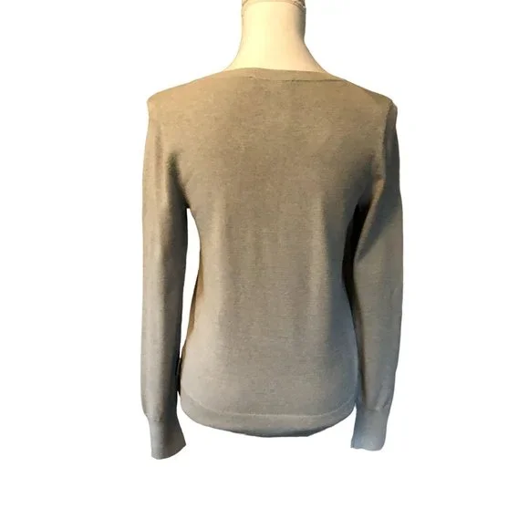 Ann Taylor Sweater Womens S NEW Gray Pullover - Picture 4 of 16